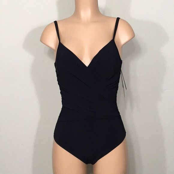 Profile by Gottex wrap front swimsuit. NWT - Picture 3 of 12
